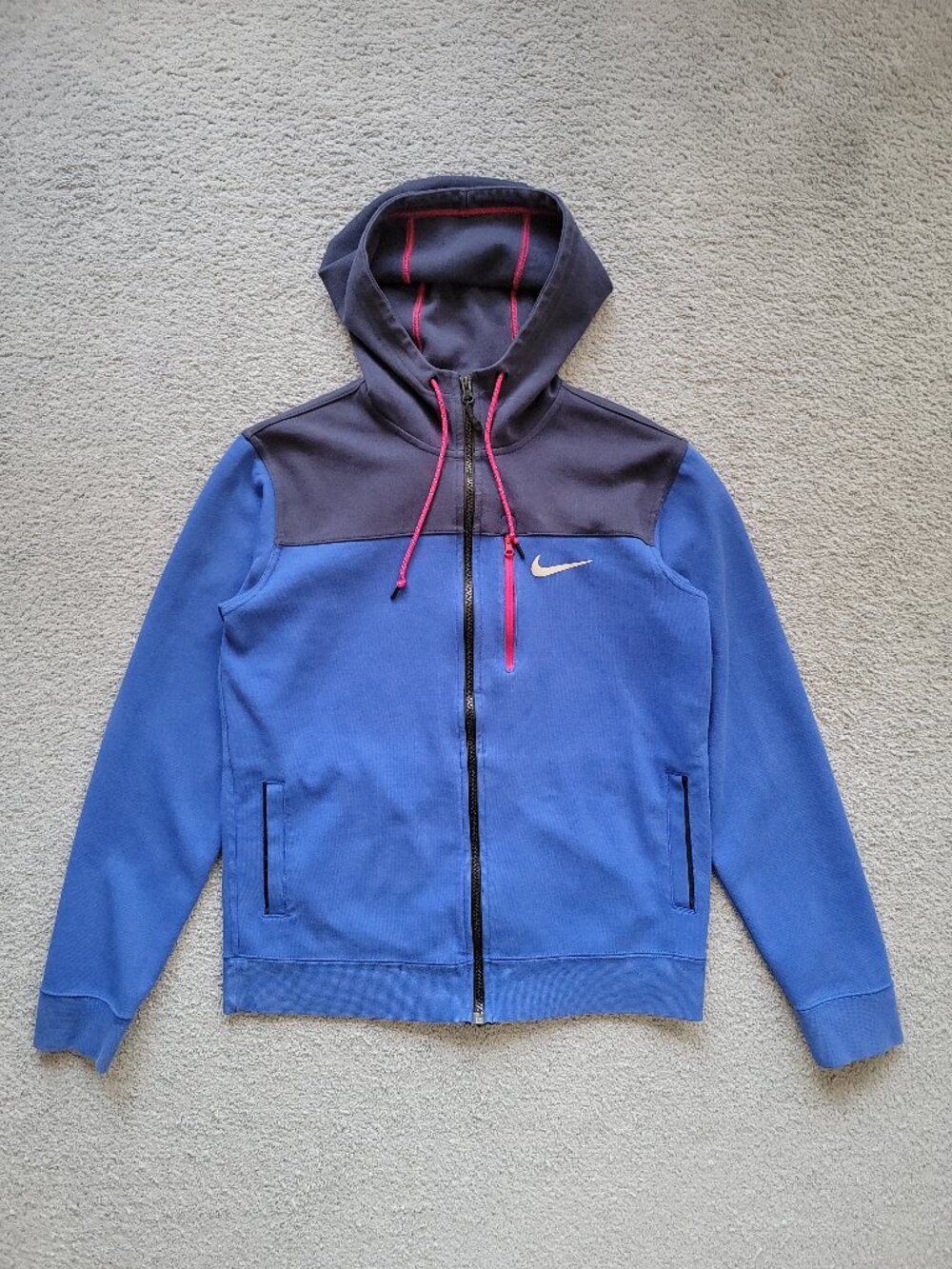 Nike Y2K-style AV15 Full-zip Hoodie Tech Jacket Mens Size Medium